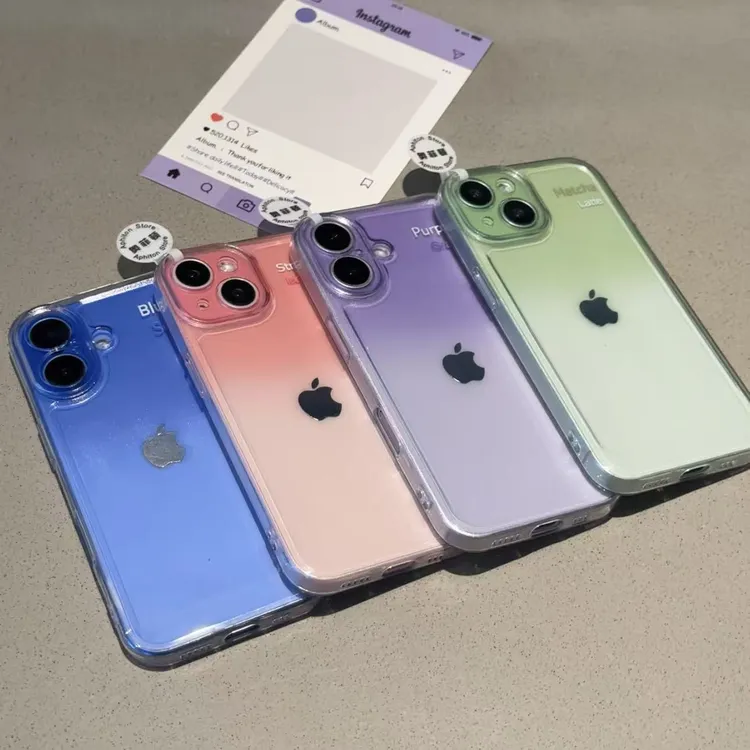 SMBLCE高级渐变晕染适用iPhone17/16手机壳华为P70vivo小米15oppo