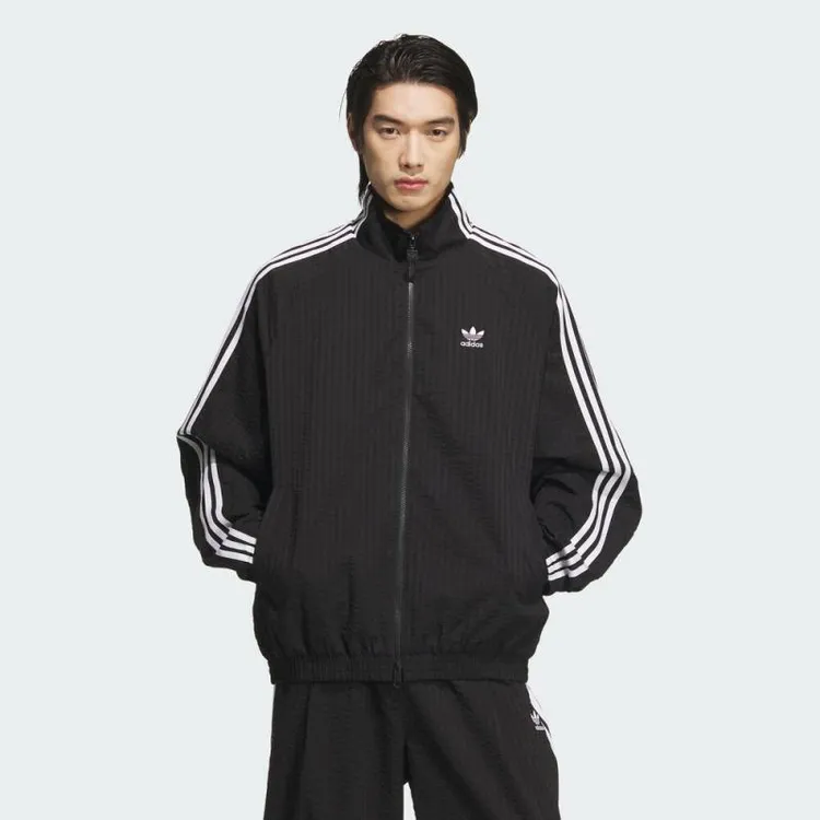 adidas Originals阿迪三叶草男子OS TRACK TOP针织无帽外套KC2605