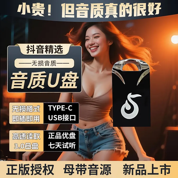 车载u盘歌曲2025新款无损音乐高品质汽车网红dj柏林之声音响优盘