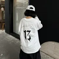 简简单单真的很好看～字母logo圆领长袖T恤 男女同款（微瑕）