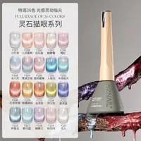 mrnail猫眼甲油胶2025年新款小灯泡晶石高密度极光爆闪美甲猫眼胶