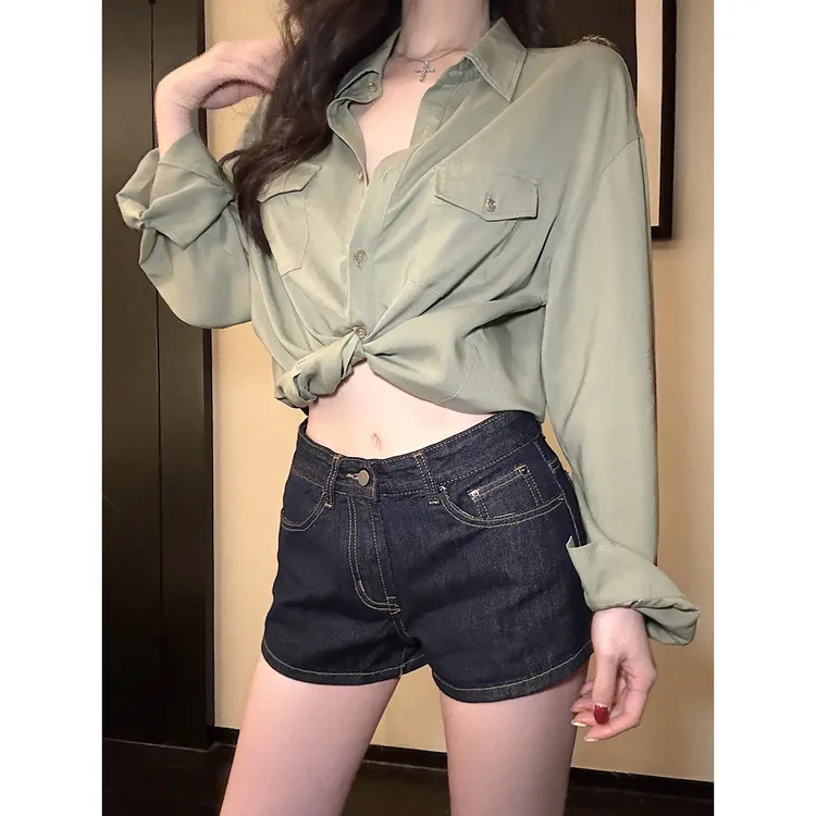 【QIUROUYAO邱肉瑶】牛仔time！不费脑百搭衣橱款经典短裤
