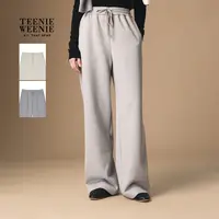*TeenieWeenie小熊卫裤25秋新款通勤宽松舒适直筒裤女TTTM254TW2K