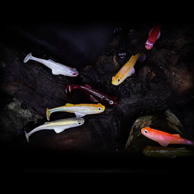 储渔观背T尾路亚软饵T尾软饵路亚饵假饵黑坑野钓竞技高仿真t尾