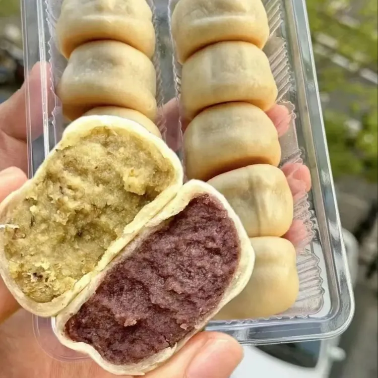【新店开业】0添加蔗糖冰皮绿豆饼绿豆糕经典糕点红豆绿豆饼解馋