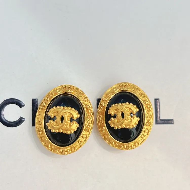 95新 Chanel/香奈儿 Chanel vintage香奈儿中古藤蔓耳夹