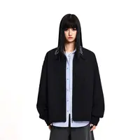 【宋松专属】百搭街头基础款翻领外套潮牌春秋休闲夹克女  