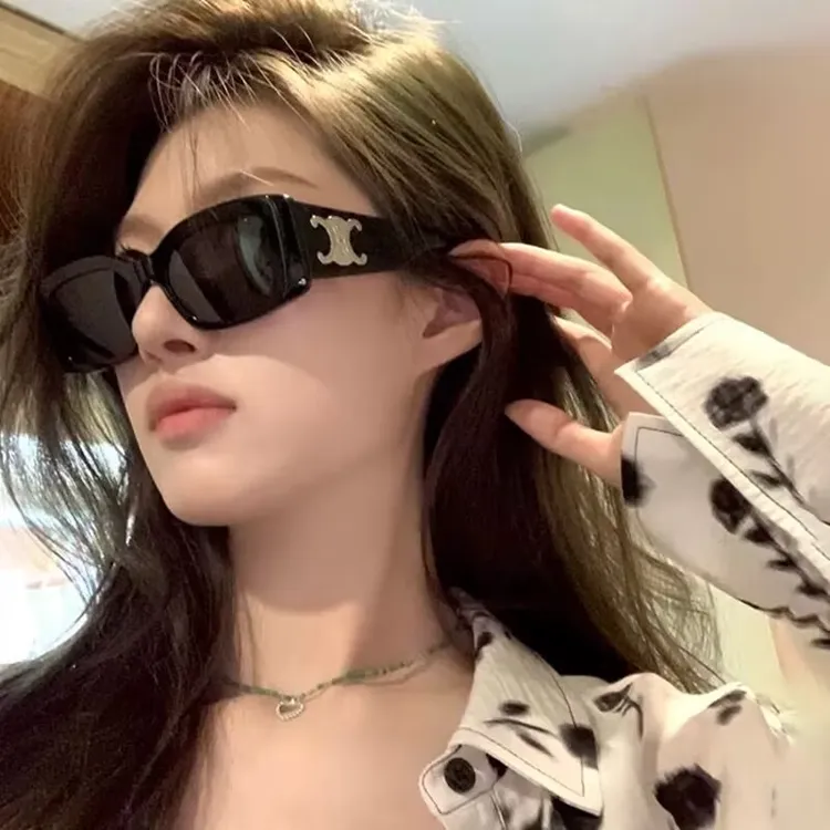 复古凯家小方框高级感墨镜女2025新款大脸方圆脸防晒网红太阳眼镜