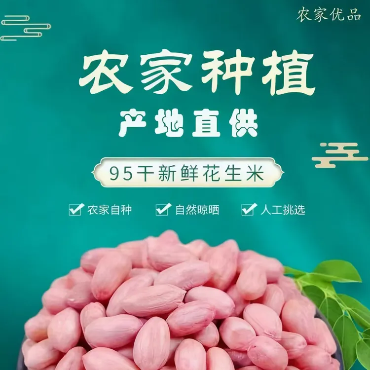 当季新上市传统大颗粒花生米