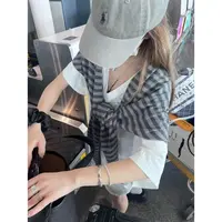徐秋阳 三角披肩  春夏新款百搭时尚休闲显瘦显白披肩