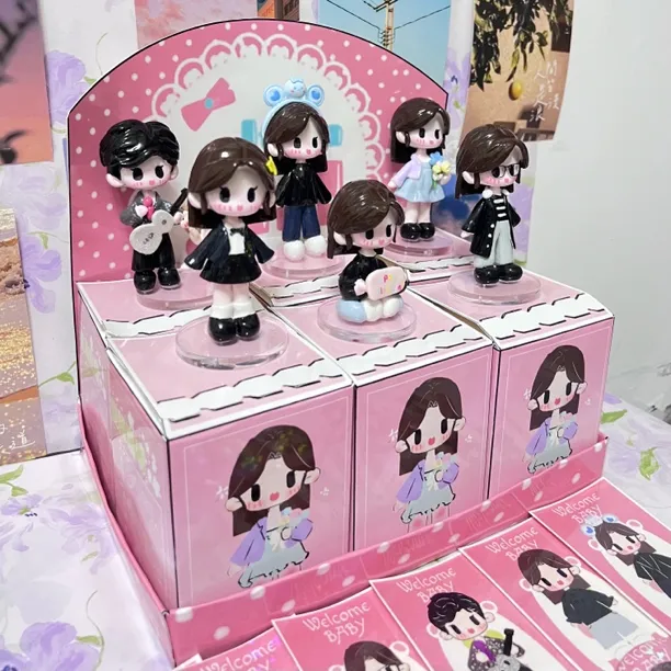 【专属定制礼物】小红书爆款定制盲盒石塑粘土q版人偶公仔潮玩