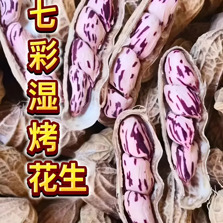 龙岩七彩湿烤花生500g地方特产休闲零食特产配茶配酒追剧小零食