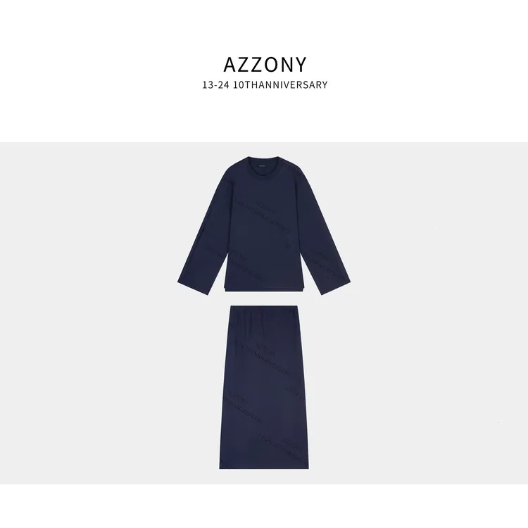 YYL 藏青色套装 2025NEW春款SS CBNJ249212-CTNJ249211