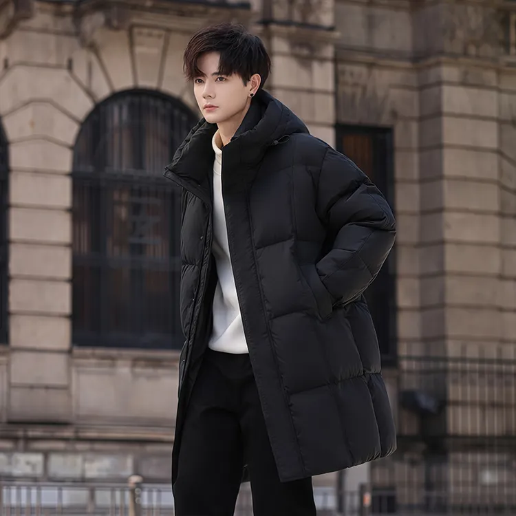 冬季新款加厚宽松棉衣中长款羽绒棉服男款男士保暖外套休闲装棉袄