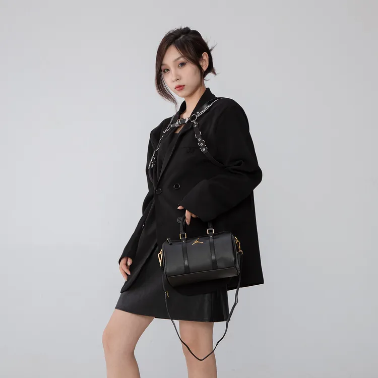 【达人专属】Nike耐克男女包滚筒小包2025新款单肩包时尚休闲手提包