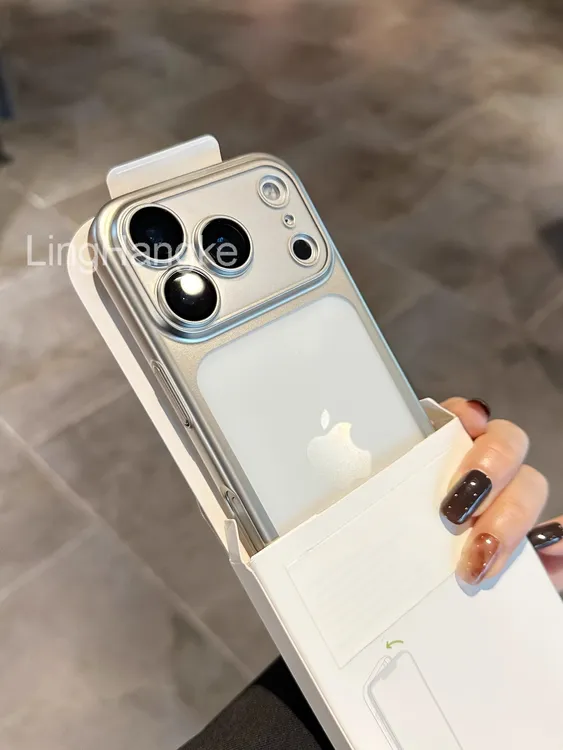 升级UV淮分子磨砂超薄镜头膜裸感适用苹果17promax手机壳16/15pro