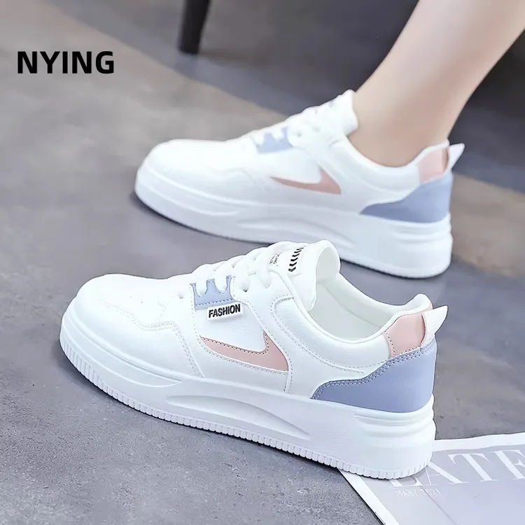 34码女鞋小白鞋子女2025新款爆款春秋季百搭轻便休闲运动旅游板鞋