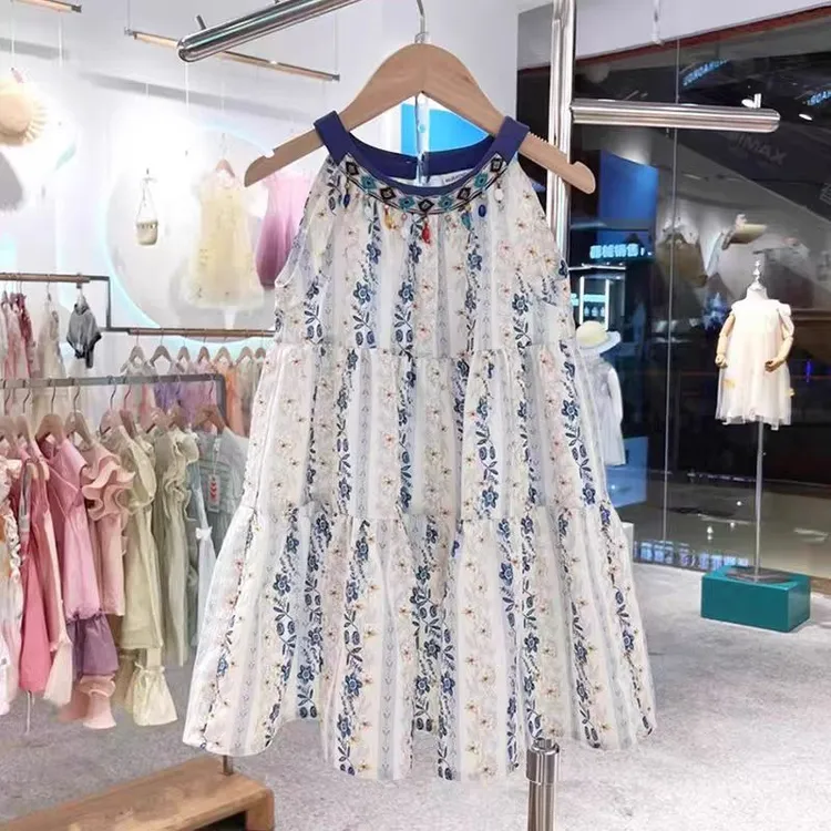 女童装夏装连衣裙2025新款儿童度假风波西米亚中大童连衣裙小女孩