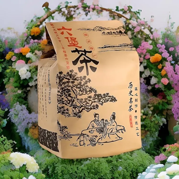 2011茉莉六堡茶广西特产黑茶茉莉香陈香醇厚耐泡口粮好茶