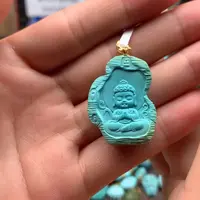 绿松石18K金镶嵌绿松石