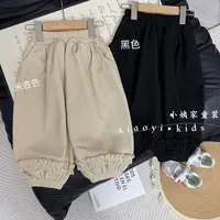 【亲子装】秋季裤子女童休闲裤百搭森系复古灯笼裤外穿宽松春秋韩版