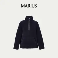 MARIUS’泰迪卫衣‘经典卫衣短外套