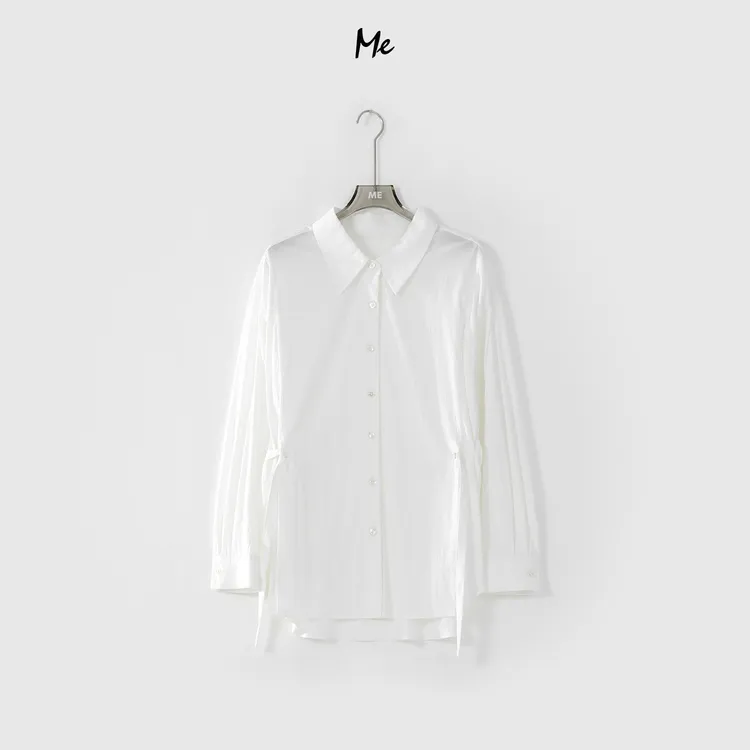ME【收腰小众白衬衫】轻奢高定时尚设计师百搭新款衬衫MEQA0874