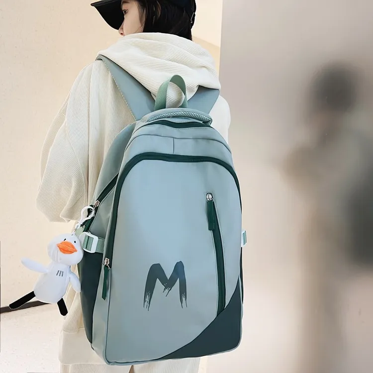 高中书包大容量学院初中生大学生原宿背包韩版男高颜值百搭双肩包