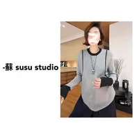 SU  秋季针织薄款毛针织衫针织衫长袖女装上衣圆领套头款  H0802