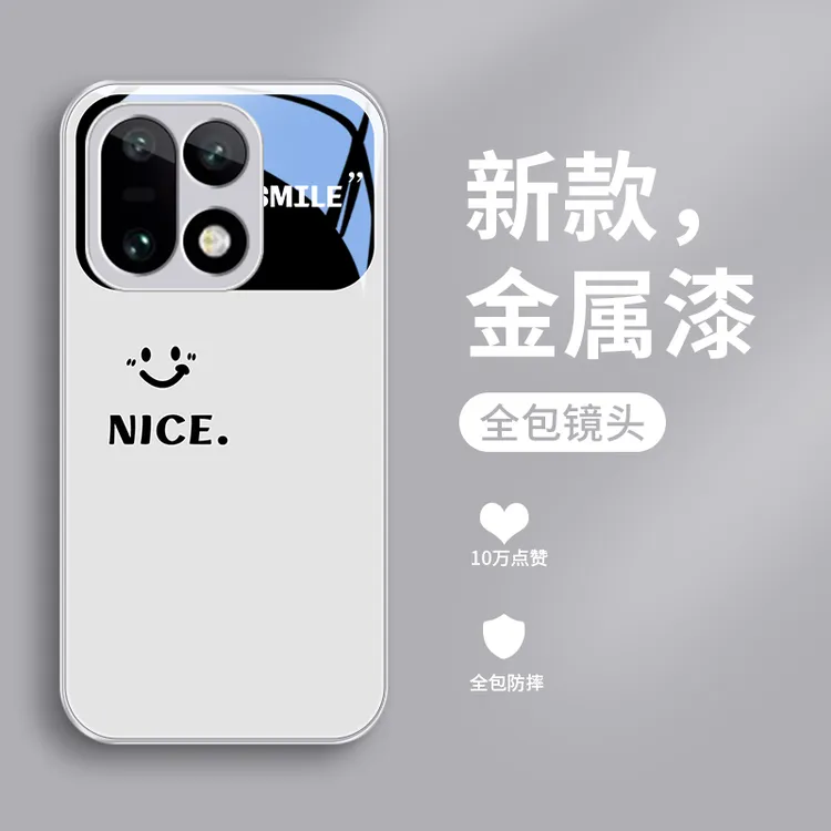 Nice视窗适用一加15手机壳1加15玻璃壳1+15简约男士全包散热防摔