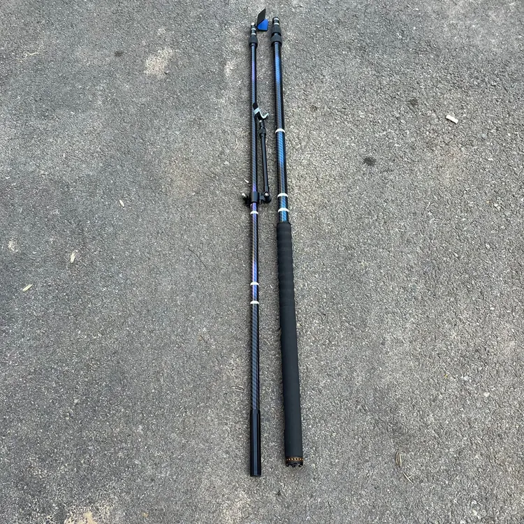 一步到位10层逆丝高碳60T抄网杆15斤3米长杆抄硬挺超轻野钓黑坑