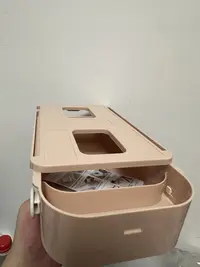 桌下抽屉收纳盒颜色随机