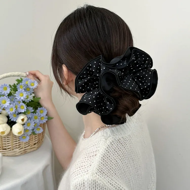 轻职风欧美风甜美风发饰波点简约头饰