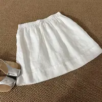 【左耳与麻】2025夏季新款汉麻半身裙A字短裙（带内衬）简约时尚52130