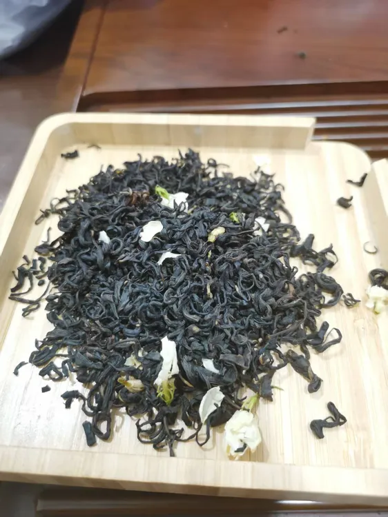 自家种植炒制海青绿茶-茉莉花红茶