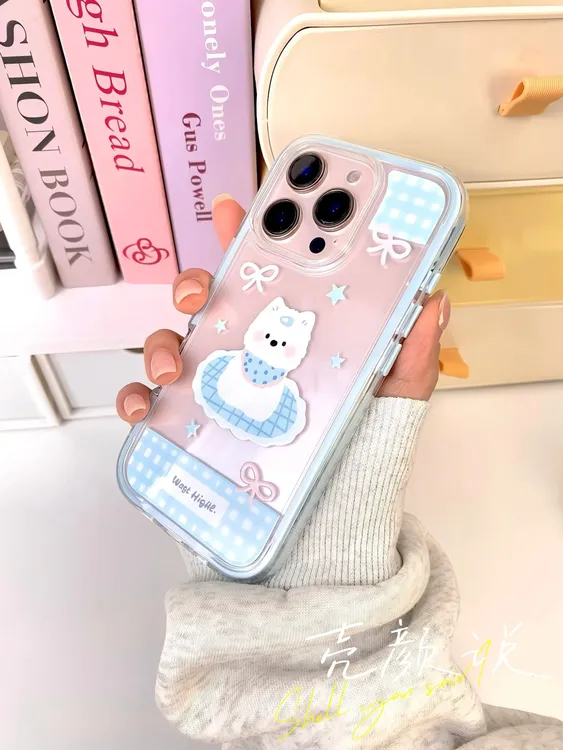 4号地毯西高地适用苹果16promax手机壳15/14韩系ins风13/12卡通11