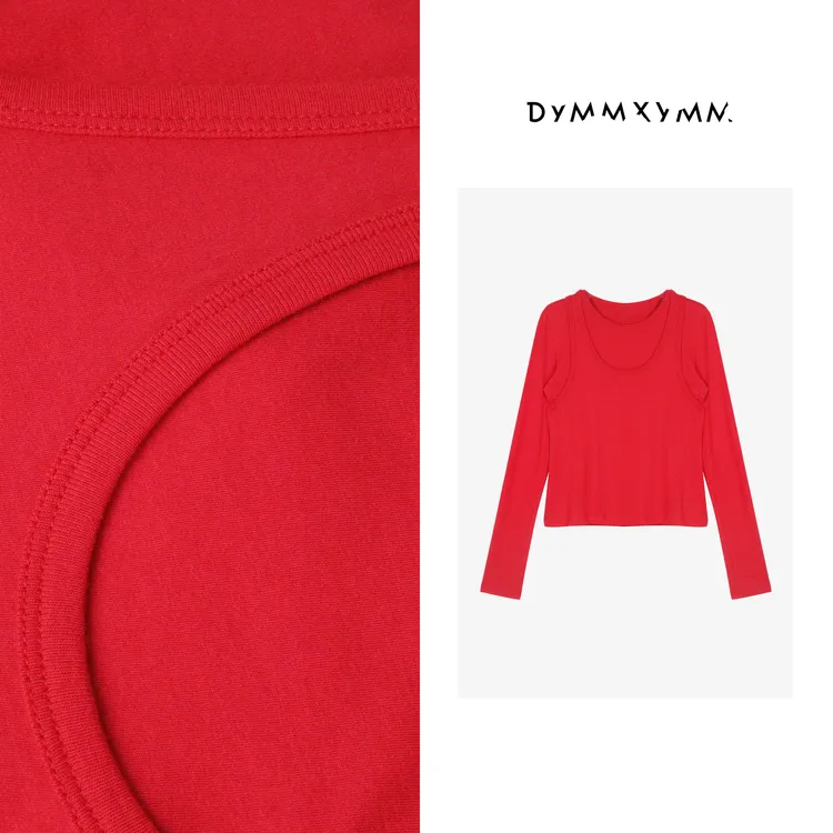 【DYMMXYMM】-《晴风》-【黑标】.秋款真两件上衣-5FW9628