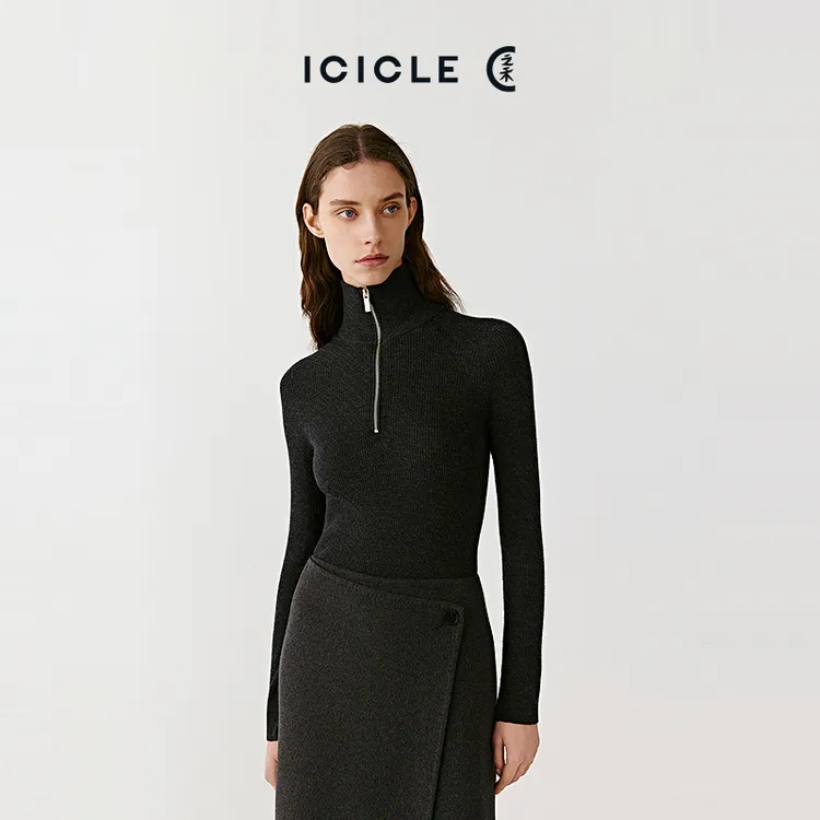 【9.26上新】ICICLE之禾25早秋新品易打理美丽诺羊毛套头针织衫0680