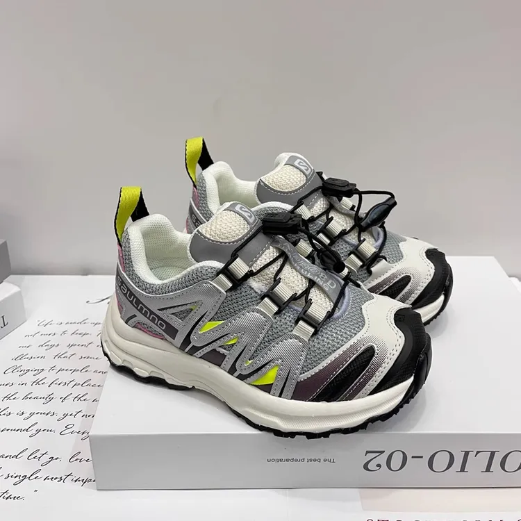 儿童鞋子2025春季新款女童运动鞋男童跑步鞋轻便防滑休闲老爹鞋