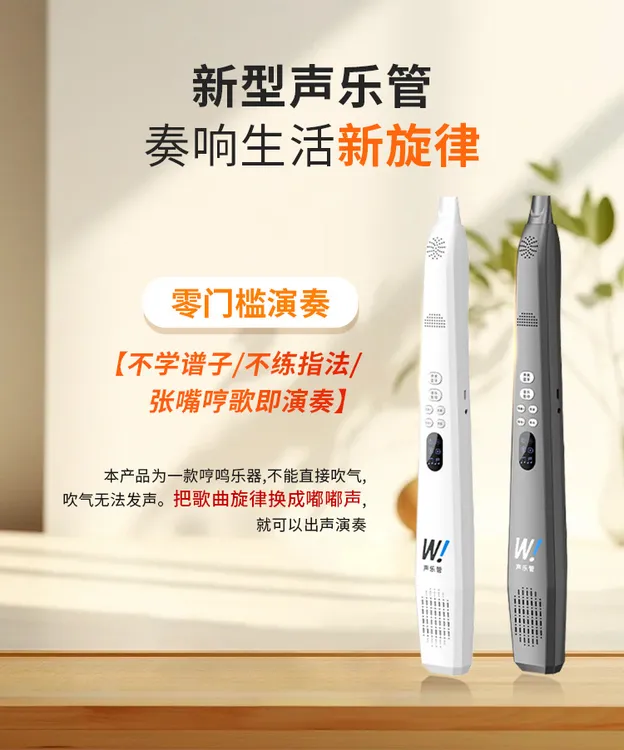 不学就会的电子声乐管 自带蓝牙音响 