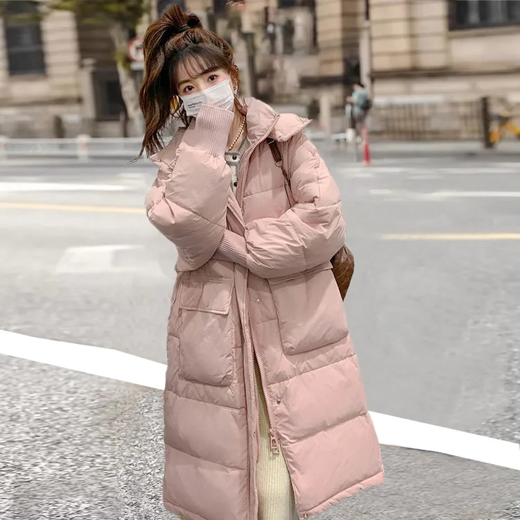 波司登极地联名中长款羽绒服女款冬季过膝韩版鸭绒新款高级感