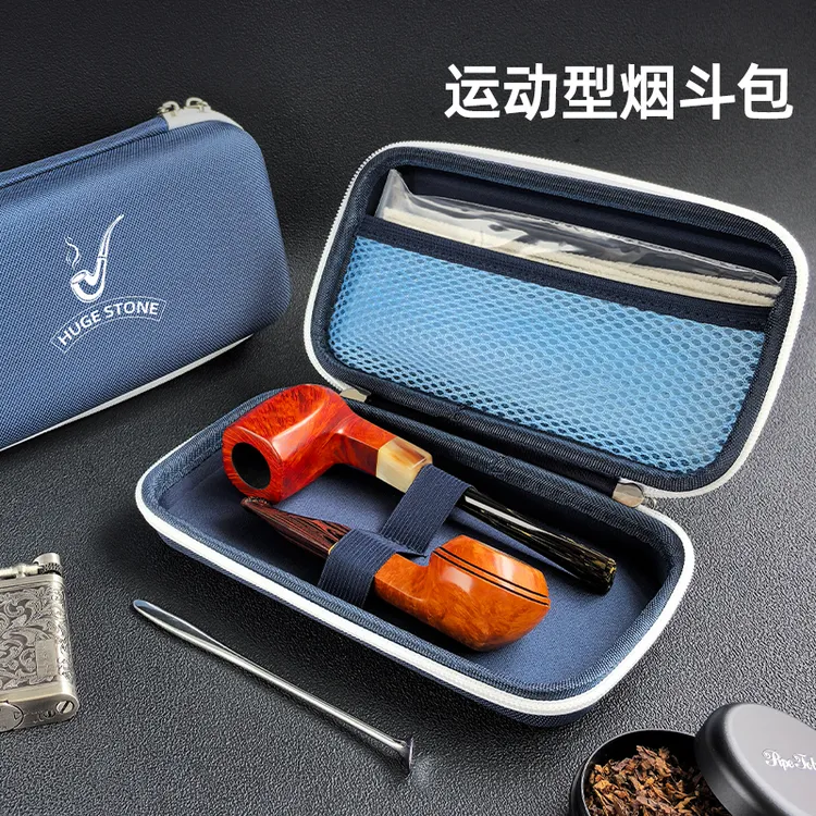 烟斗专用收纳包沙芬同款双斗位便携袋大容量多功能户外旅行男配件