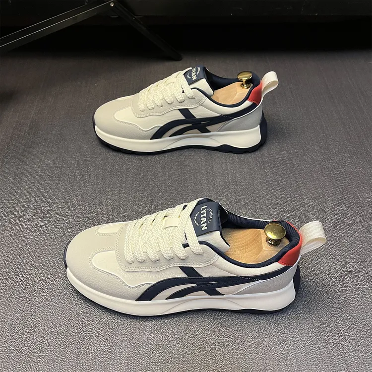 老爹鞋2025秋季运动鞋潮流时尚百搭休闲男鞋厚底增高韩版小白鞋男