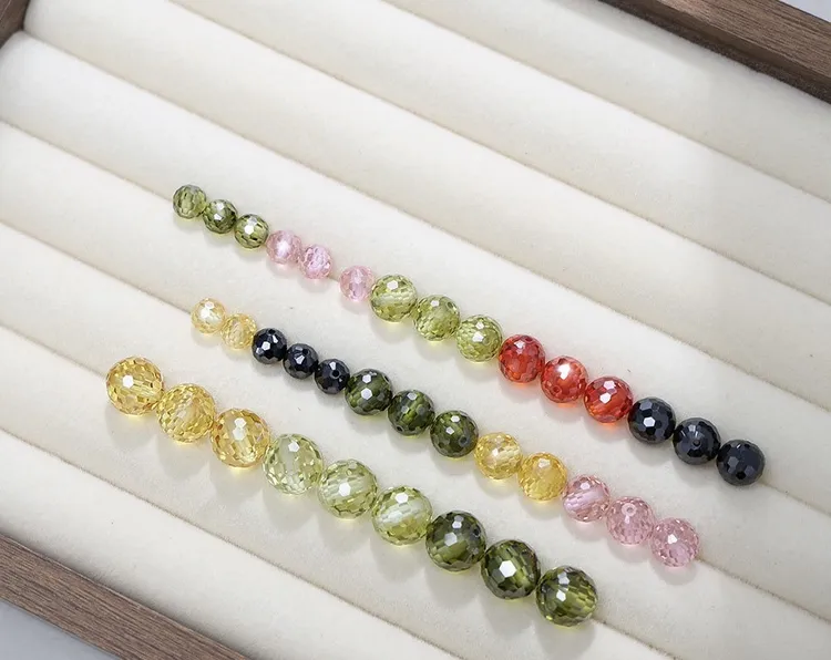 有孔锆石异形，锆石珠子