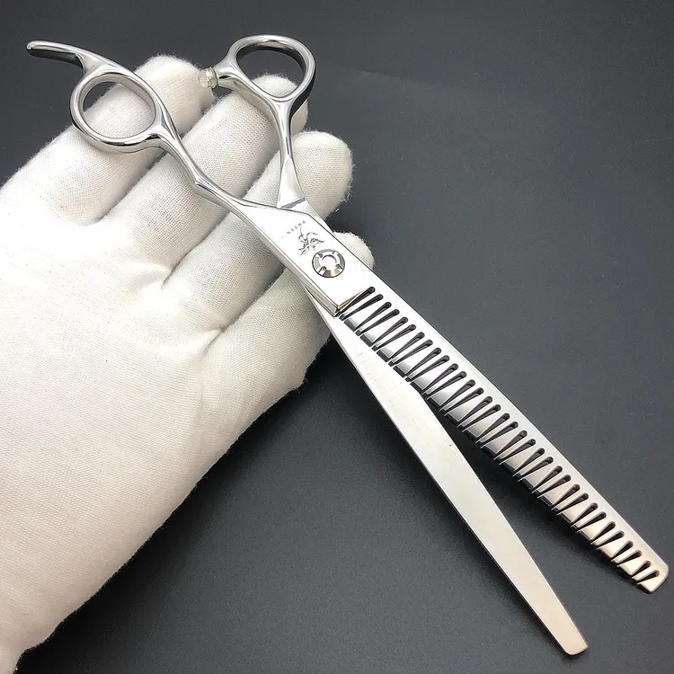 宠物美容剪刀VG10自然剪泰迪修毛打薄鱼骨牙剪 狗狗剪毛专用剪刀