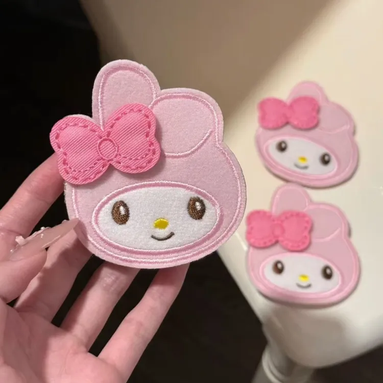 超萌美乐蒂魔术贴碎发贴可爱时尚不伤发简约侧边刘海整理神器