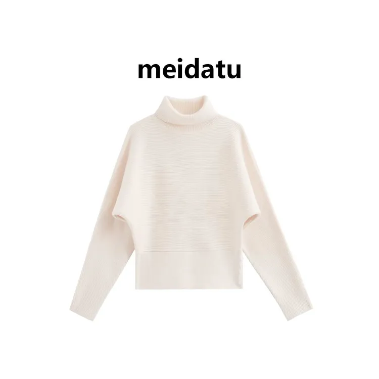 美哒兔（冬曲余韵）韩系别致收腰套头毛衣（小个子版）CM680-25Q
