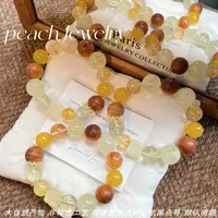 胶花水晶崖柏多宝手链 T-A1533 多样性发一颜色微差
