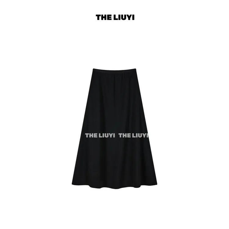 【LIUYI】羊毛混纺高腰百搭半身裙59125