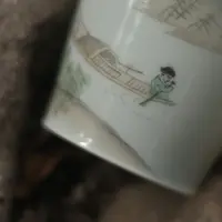 壹鸣草堂【听蝉釉里红 · 主人杯船2】全手工仿古釉